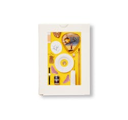 A COLLECTION OF NINE KIPPENBERGER EDITIONS, ONE BOETTI WATCH, A CIGARETTE AND YELLOW